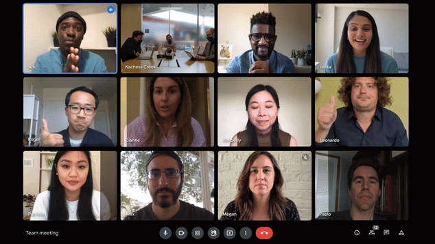 google meet swiatlo 2