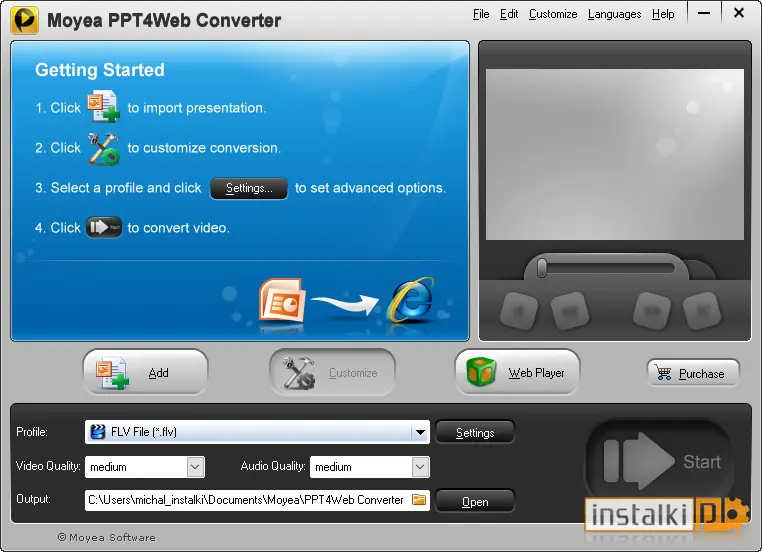 Okladka Moyea PPT4Web Converter