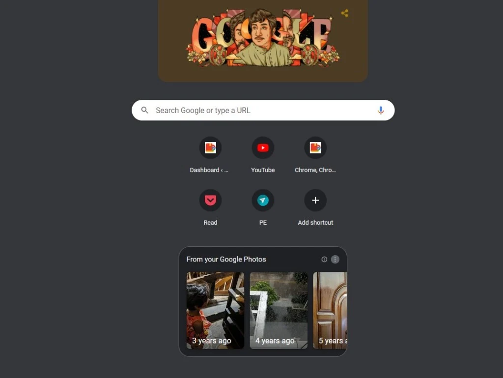 google chrome memories 3