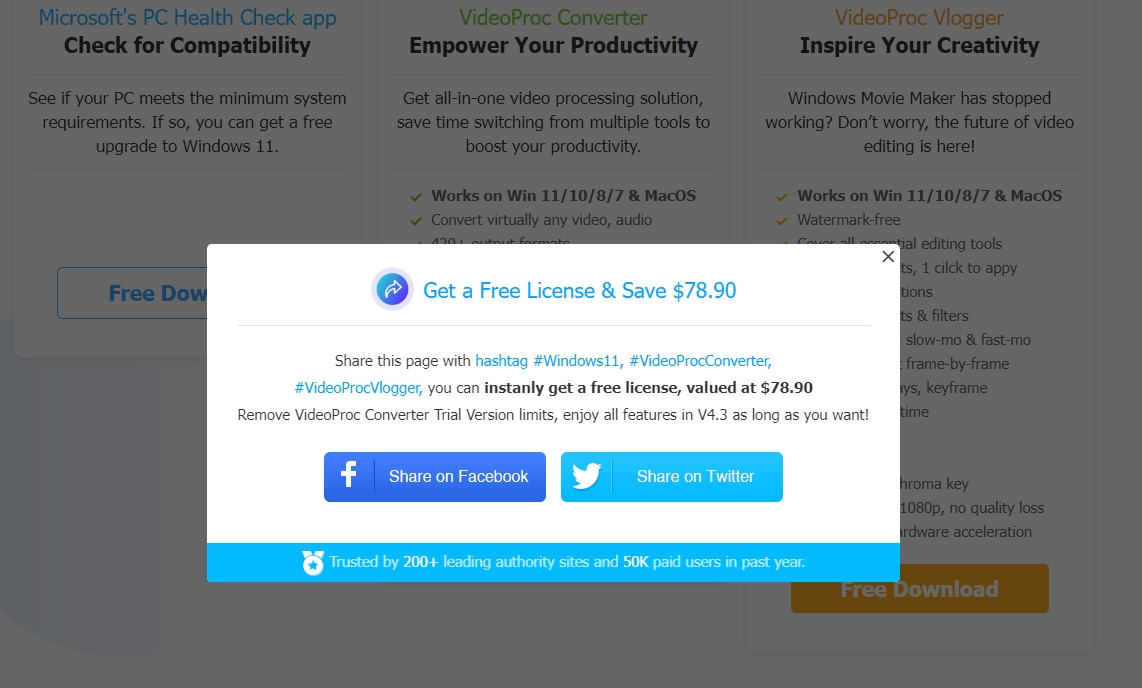 jak otrzymać program za darmo