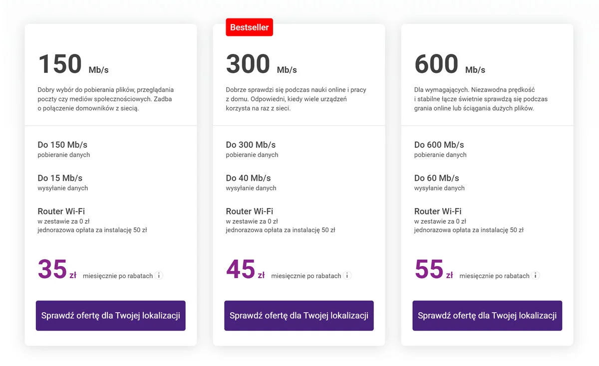 Internet stacjonarny w Play - umowa bez zobowiązań