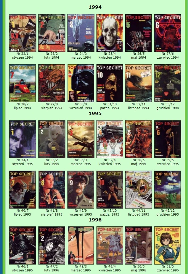top secret okladki