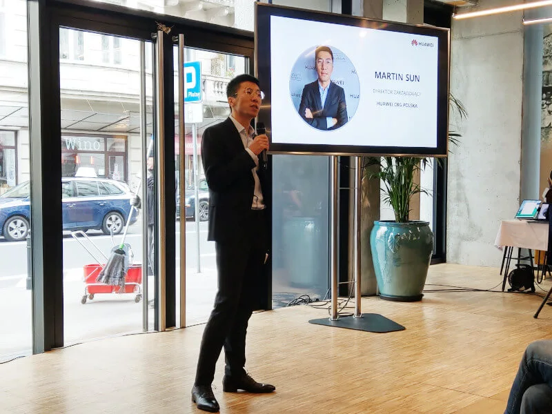 dyrektor Huawei CGB Polska Martin Sun