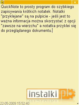 Okladka QuickNote