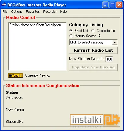 BOOMBox Internet Radio Player
