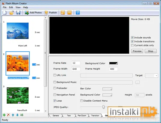 Okladka Flash Album Creator