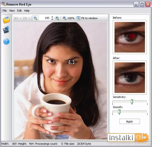 Okladka Remove Red Eye