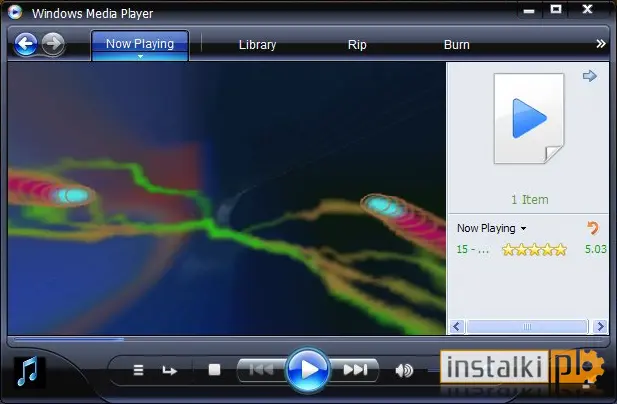 Okladka Windows Media Player
