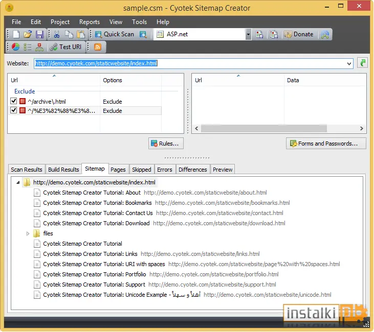 Cyotek Sitemap Creator 1.1.1.0 Beta