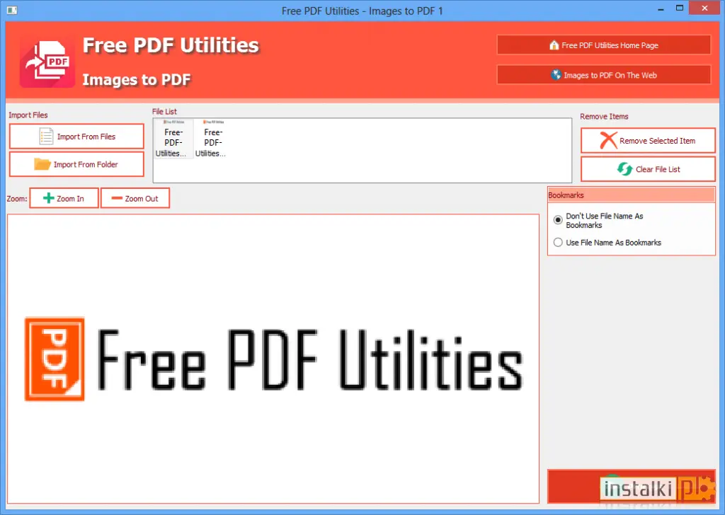 Okladka Images To PDF