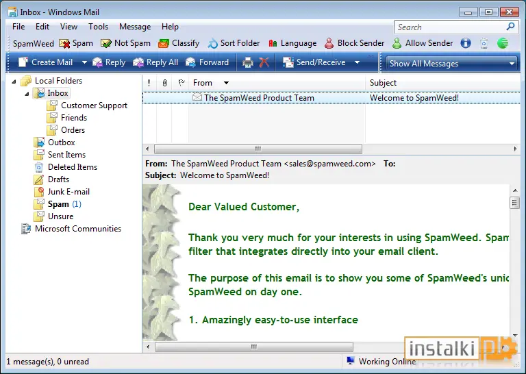 Okladka SpamWeed 3.6 Revision