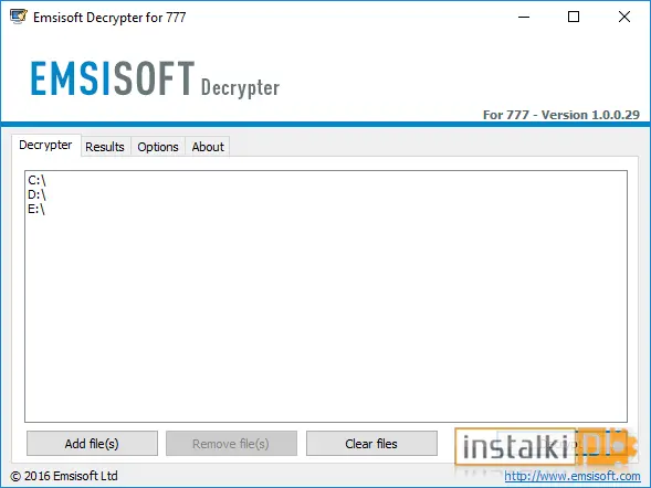 Emsisoft Decrypter for 777