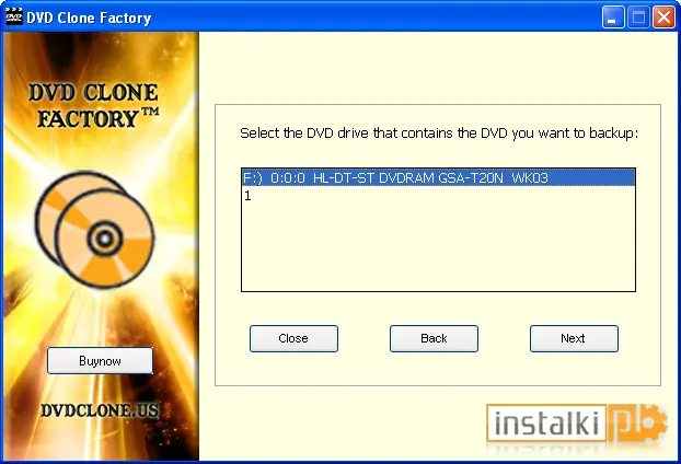 Okladka DVD Clone Factory