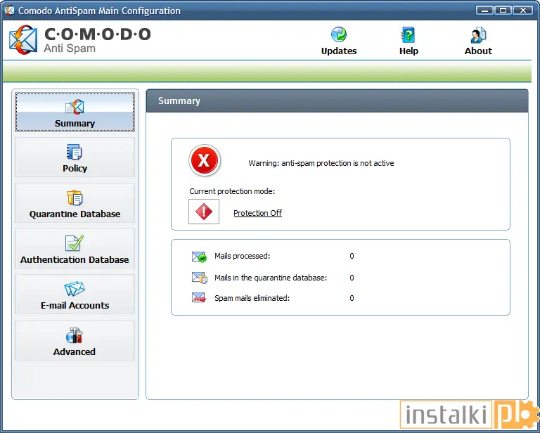 Okladka Comodo AntiSpam