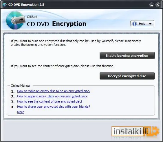 Okladka GiliSoft CD DVD Encryption