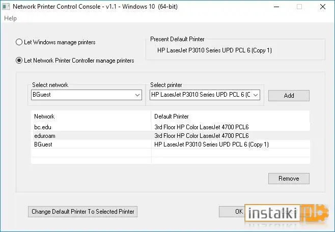 Okladka Network Printer Control