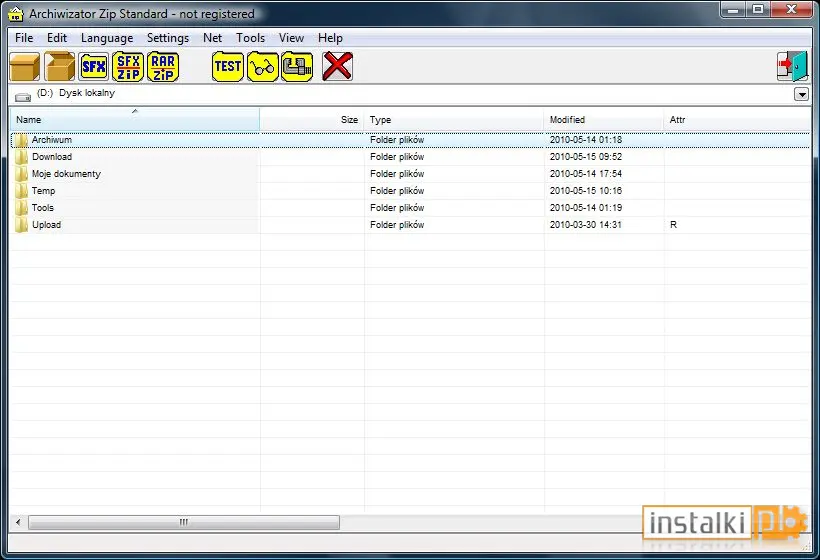 Okladka Archiwizator