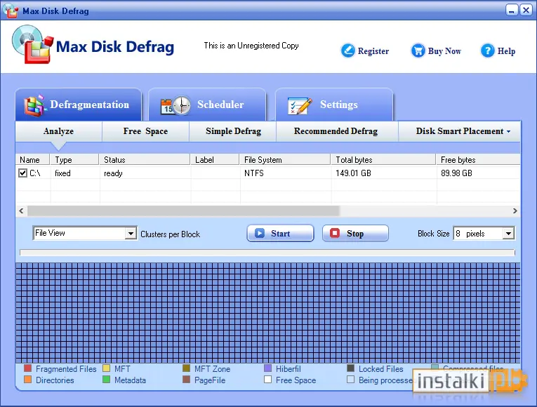 Okladka Max Disk Defrag