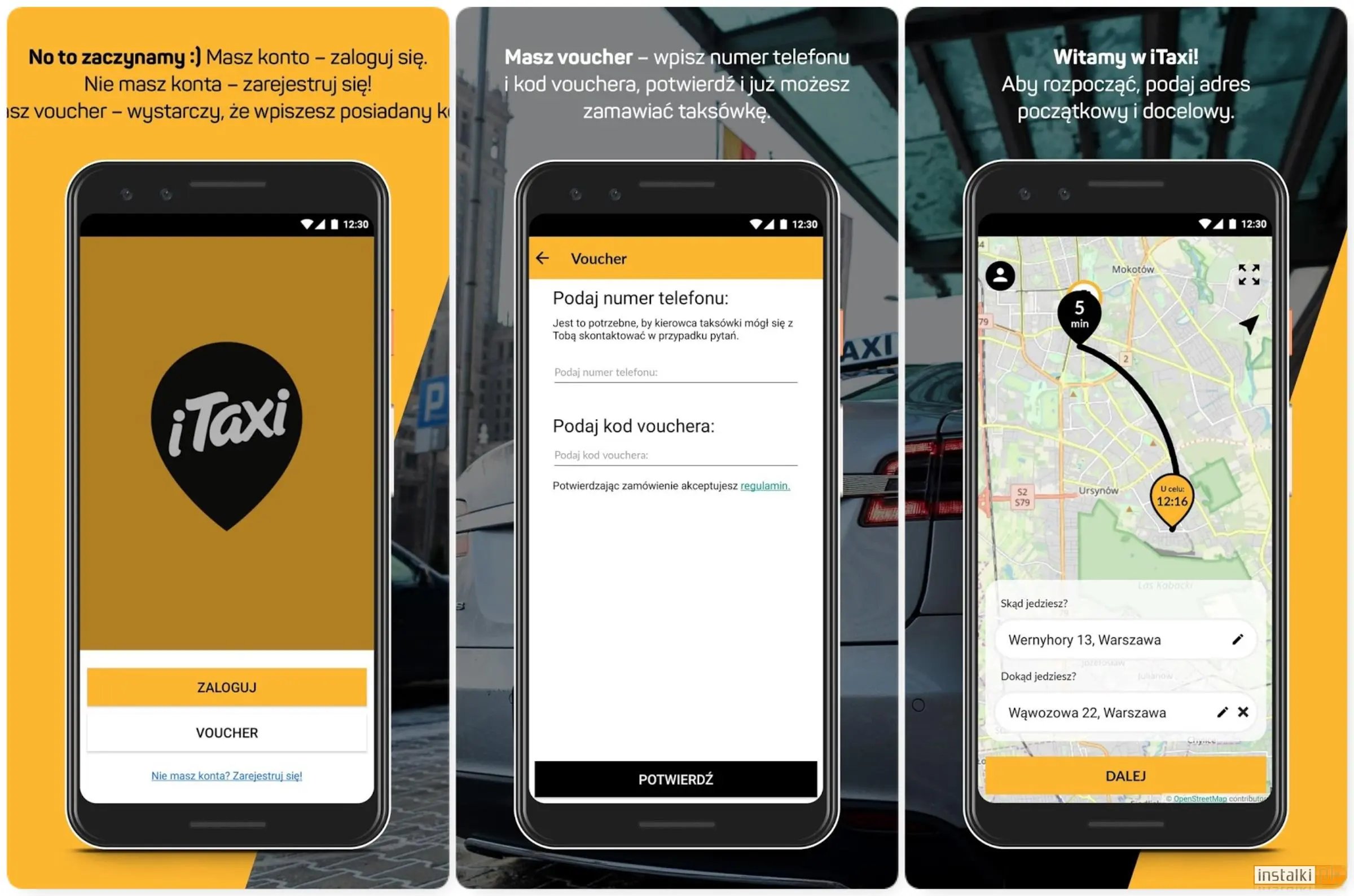 iTaxi – Aplikacja Taxi