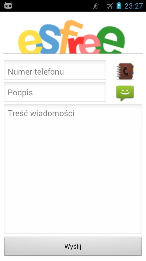 Bramka SMS esfree.pl