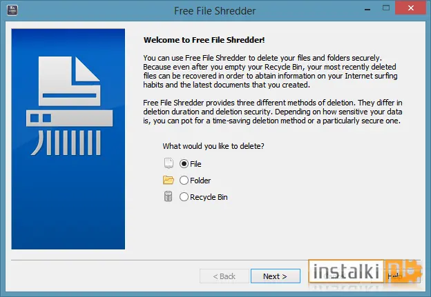 Free File Shredder