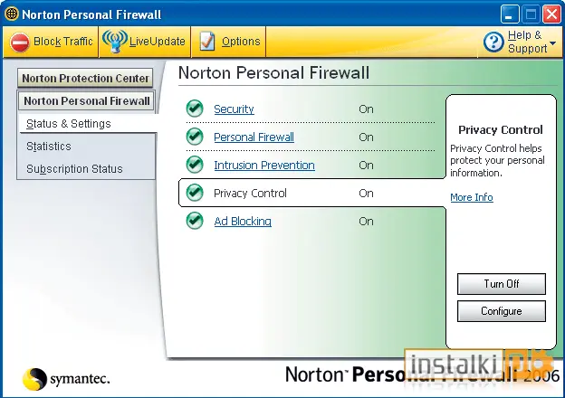 Norton Personal Firewall 2006