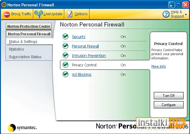 Norton Personal Firewall
