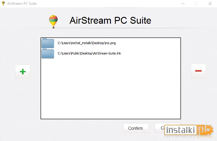 AirStream PC Suite