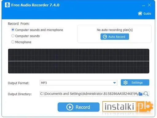 Okladka GiliSoft Free Audio Recorder