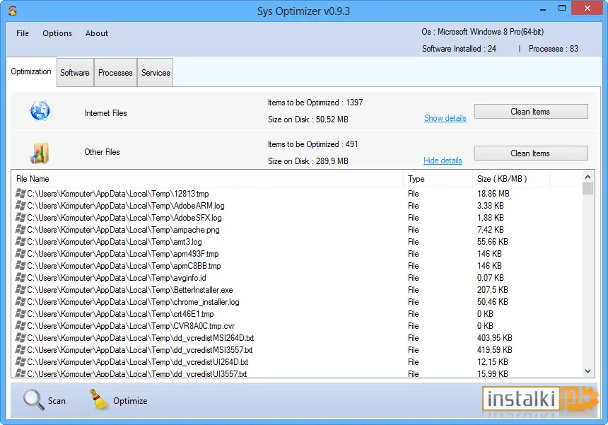 Okladka Sys Optimizer