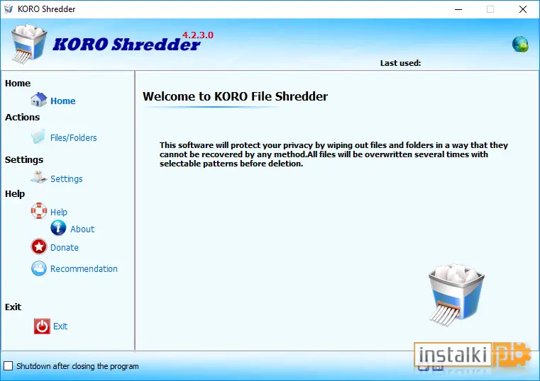 KORO File Shredder