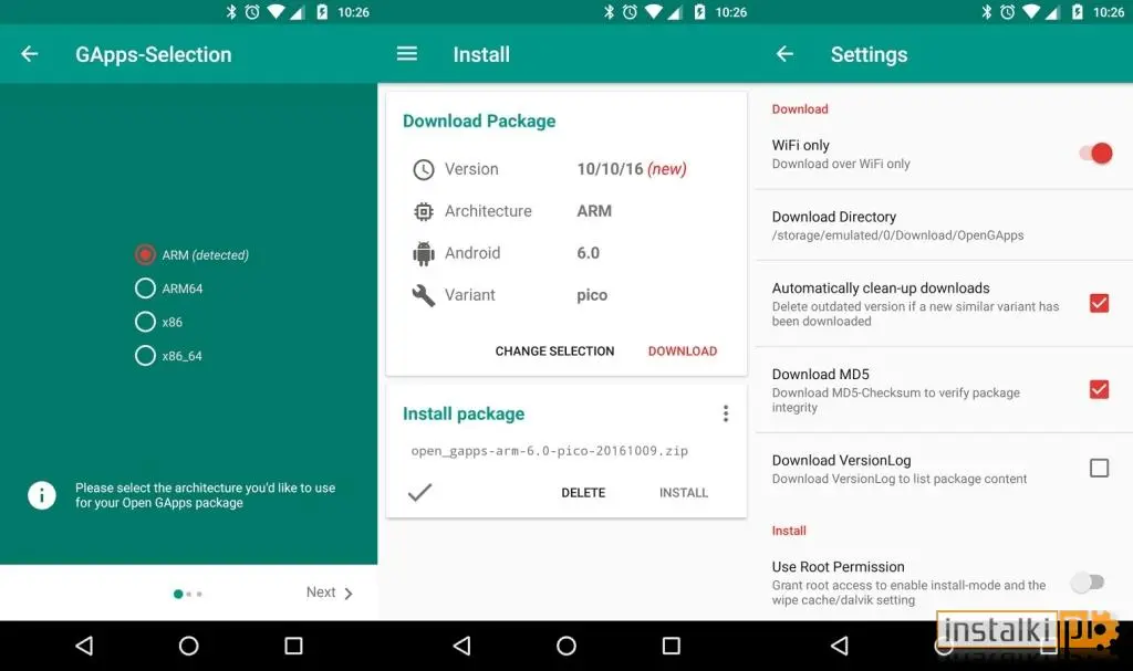 Open GApps 1.0.2 - Narzędzia - download - instalki.pl