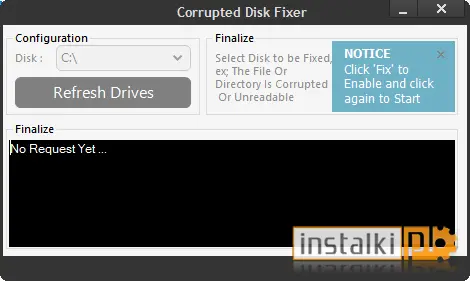 Okladka Corrupted Disk Fixer