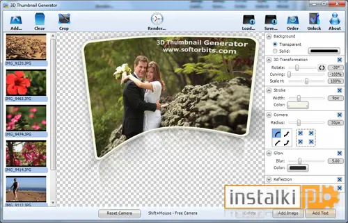 Okladka 3D Thumbnail Generator