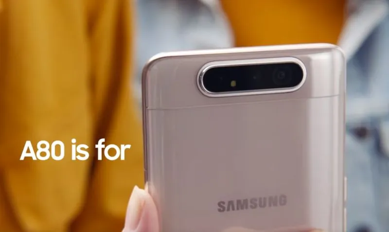 Wysuwany i obracany aparat w smartfonie? Poznajcie Samsunga Galaxy A80