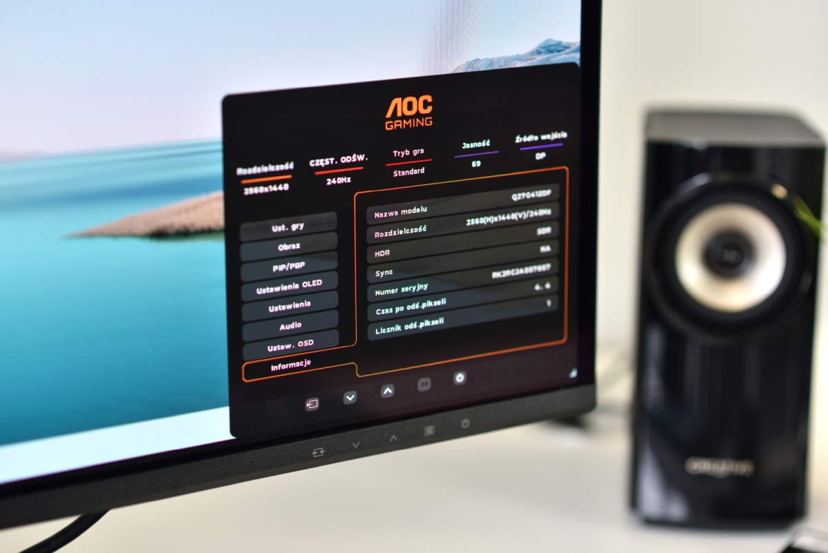 AOC Q27G41ZDF recenzja