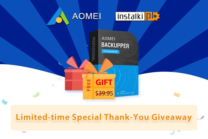 Program do backupu AOMEI Backupper Professional dostępny za darmo dla naszych Czytelników
