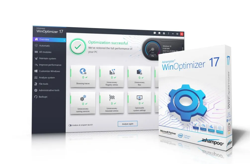 Ashampoo WinOptimizer 17 – pojawiła się nowa wersja wszechstronnego narzędzia do optymalizacji systemu Windows