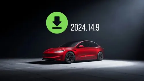Aktualizacja 2024.14.9 dla Tesla Model 3