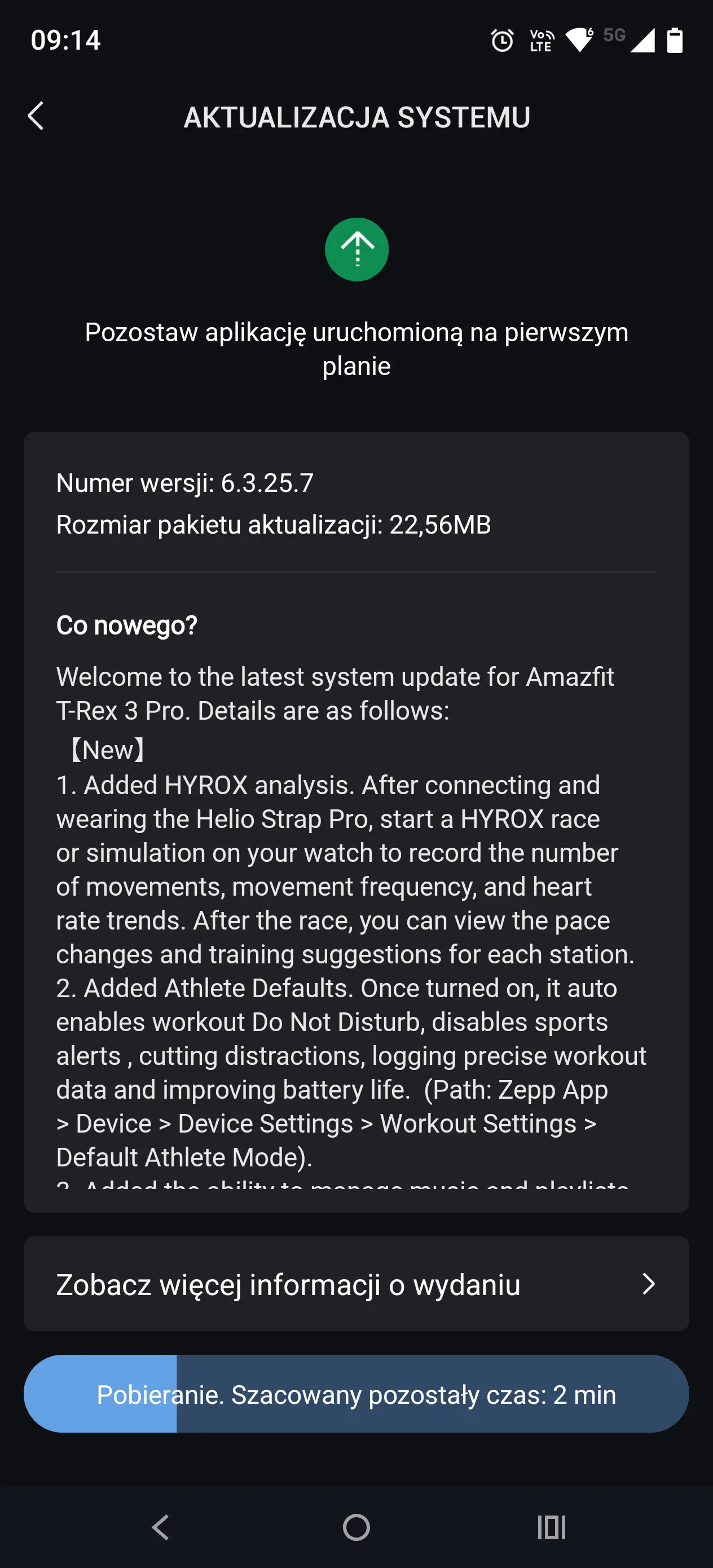 Amazfit aktualizuje zegarki i opaskę. Duży update dla smartwatchy Balance, Cheetah, T-Rex oraz Helio Strap
