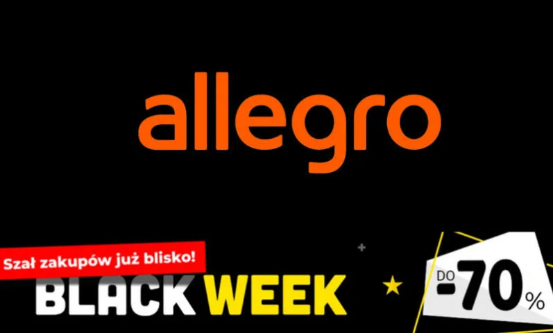 Nadciąga Black Week na Allegro. Laptop ASUS za 999 zł i obniżki do 70%