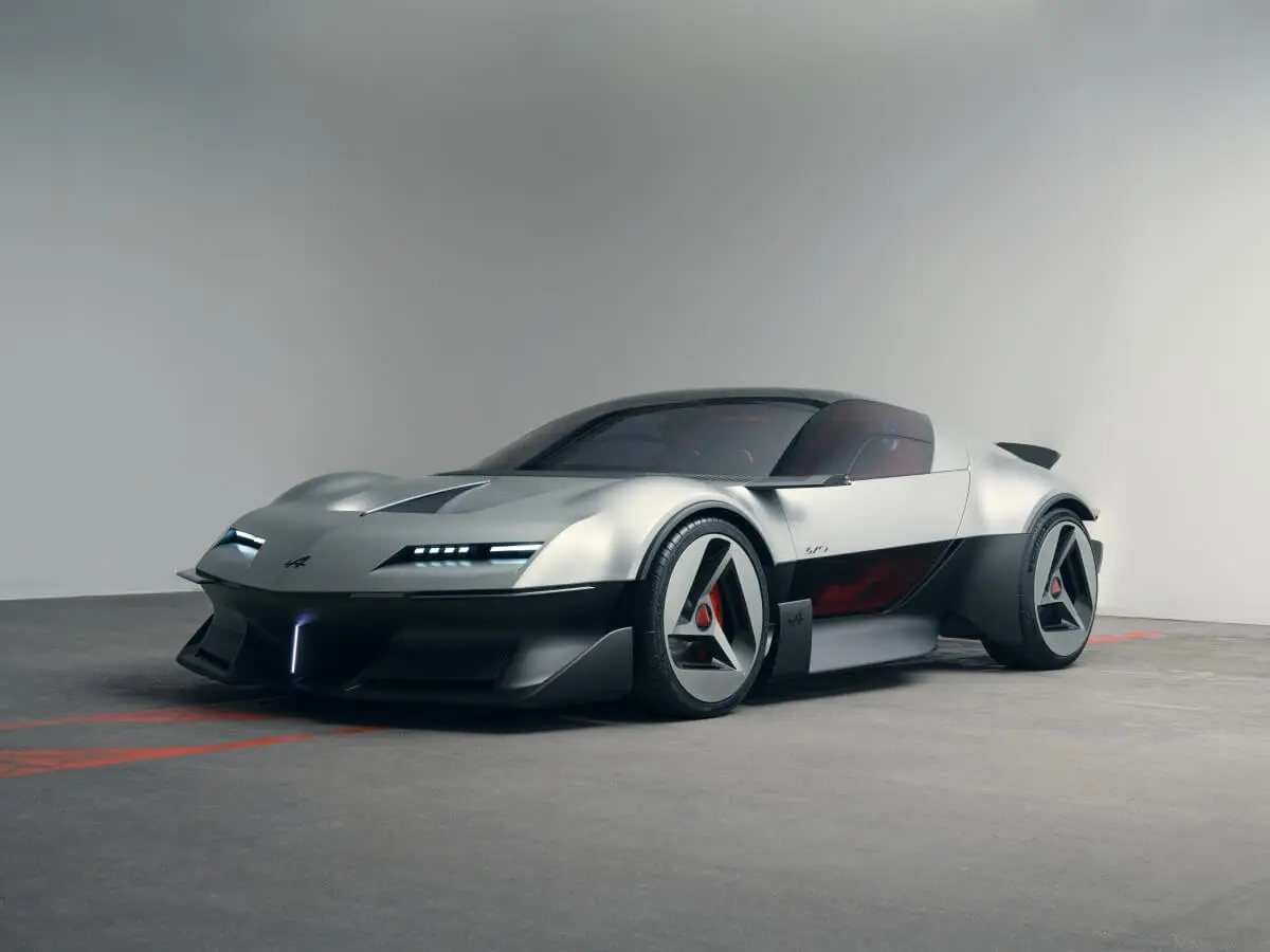 Alpine A310 w retrofuturystycznym wydaniu. Wygląda rewelacyjnie i jak dla mnie wcale nie musi być szybkie