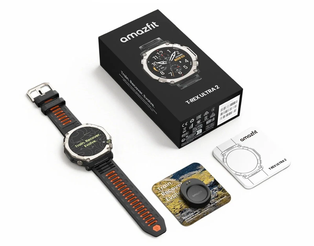 Amazfit T-Rex Ultra 2 zawartość opakowania