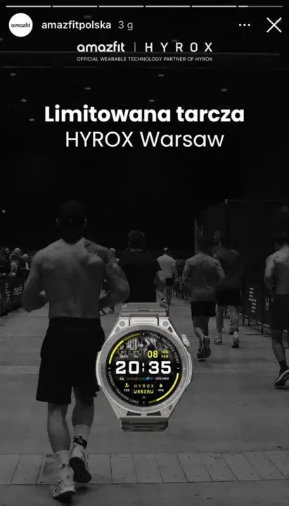 Tajemniczy zegarek Amazfit.