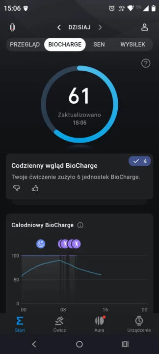 Zepp App BioCharge