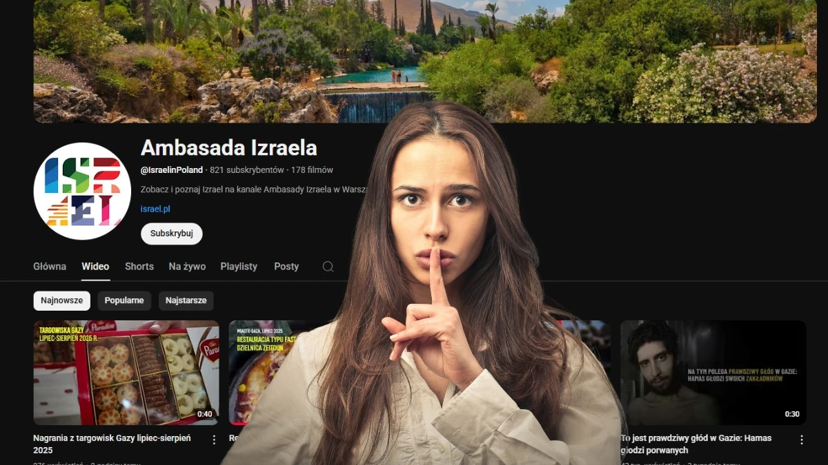 Ambasada Izraela dezinformuje na YouTube? Komentarze Polaków usunięte