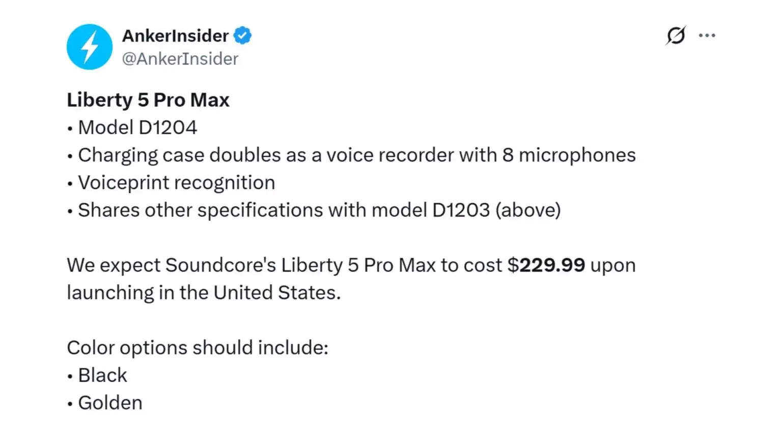 Anker wchodzi w AI. Soundcore Liberty 5 Pro otrzymują procesor Thus