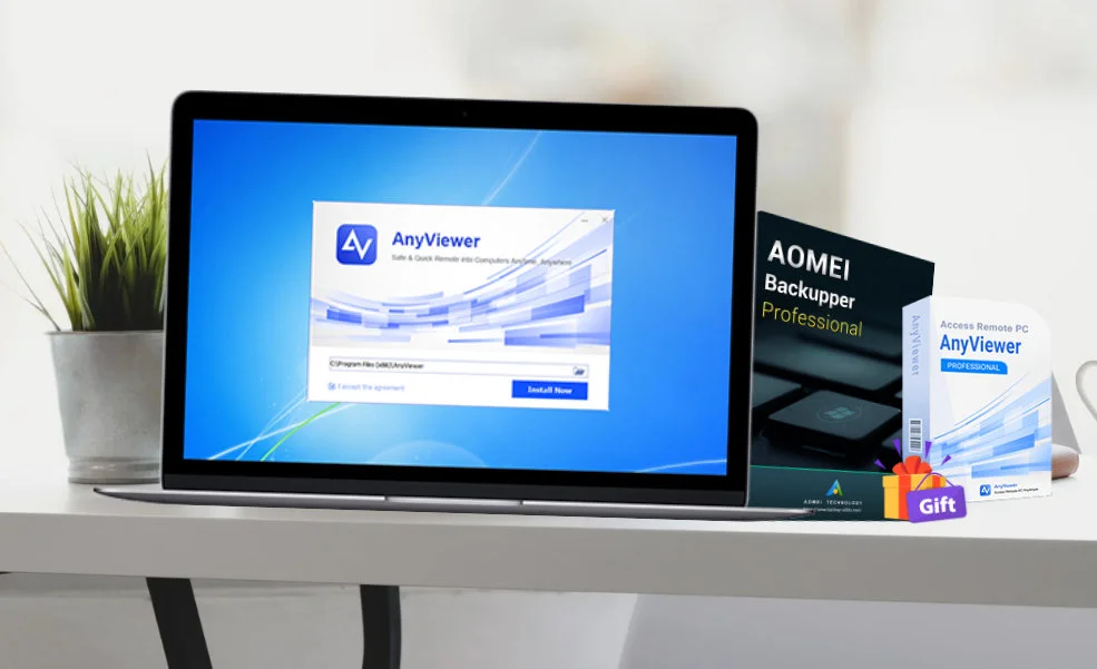 AnyViewer Professional, AOMEI Backupper Pro inne programy o wartości 866 dolarów do odebrania za darmo