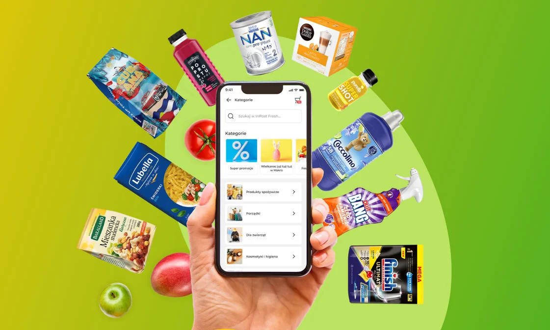 Aplikacja InPost Fresh do codziennych zakupów dostępna w całej Polsce