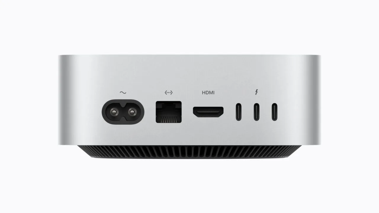 Nowy Mac mini obsługuje interfejsy Wi‑Fi 7 i Bluetooth 6. Źródło: Apple